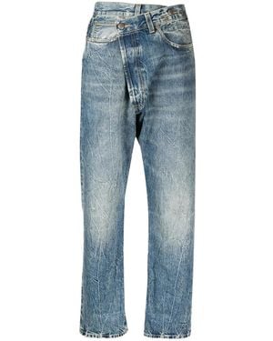 R13 Crossover High-Rise Jeans - Blue