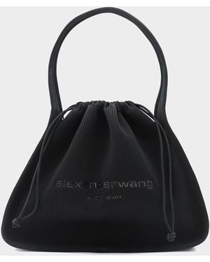 Alexander Wang Cotton Ryan Large Satchels - Black