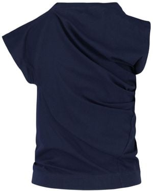 Vivienne Westwood Hebo Asymmetrical Top - Blue