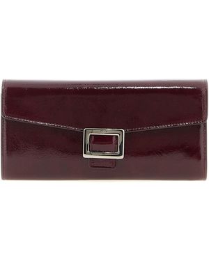 Roger Vivier Belle Vivier Wallets And Card Holders Bordeaux - Purple