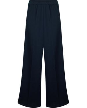 Gucci Wide-Leg Pants Cotton - Blue