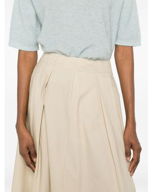 Woolrich Cotton Long Skirt - Natural
