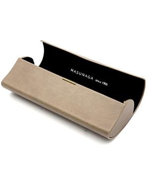 Masunaga Kk 070 S45 Acetate Occhiali Sole - Black