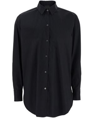 Le Plain Shirt With Classic Collar - Blue