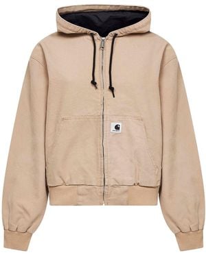 Carhartt W' Og Active Hooded Jacket - Natural