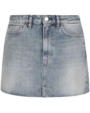 3x1 31-Ws7B02-Dr01Rg Cotton Gonna - Blue