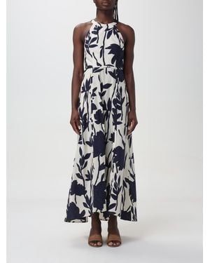Brunello Cucinelli Floral Cotton Halter Dress - White