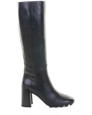Hogan Boots Leather - Black