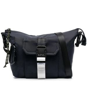 A.P.C. Bum Bag Lucille Nylon Outer: Shoulder - Black