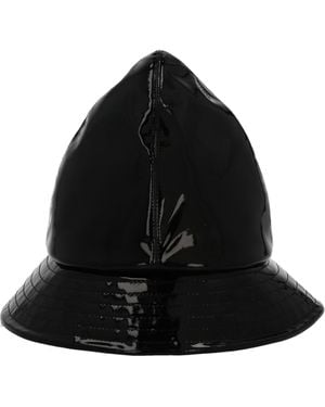 Raf Simons Patent Bucket Hat - Black