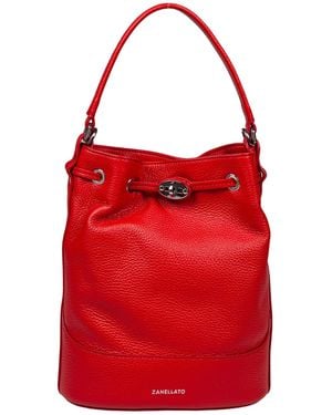 Zanellato Monda' Daily S Satchel in Brown | Lyst UK