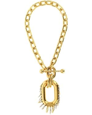 Rabanne Brass Necklace - Metallic