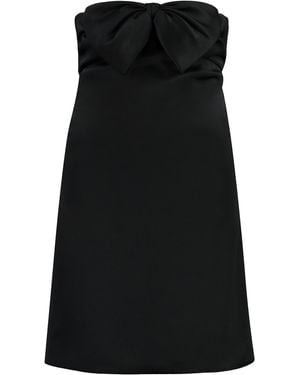 Saint Laurent Crepe Dress - Black