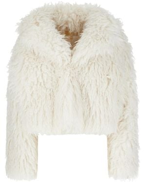 Michael Kors Faux Fur Coat - White