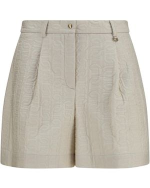 Moncler Logo Shorts Polyamide Bermuda - White