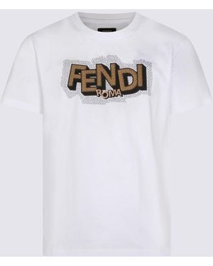 Fendi Cotton T-Shirt - White