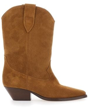 Isabel Marant Cowboy Boots Duerto Suede - Brown