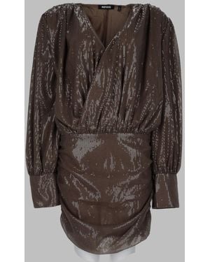 ROTATE BIRGER CHRISTENSEN Sequined Mini Dress Textile - Brown