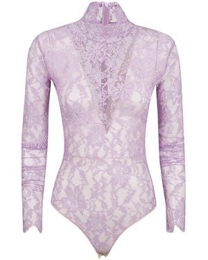 Valentino Garavani Body With Raised Neck - Purple