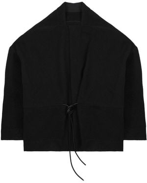 Rick Owens Sail Jacket New Wool - Black