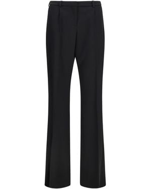 Balenciaga Slim-Fit Tailored Trousers Stretch Wool Twill Ovis Aries; Elastane - Black