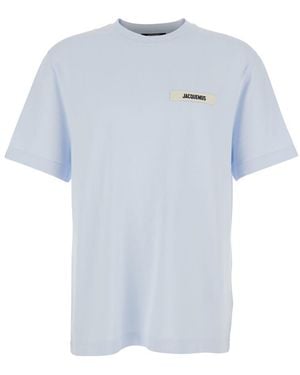 Jacquemus Le Tshirt Gros Grain - Blue