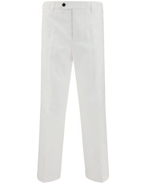 Germano Zama Cotton Trousers - White