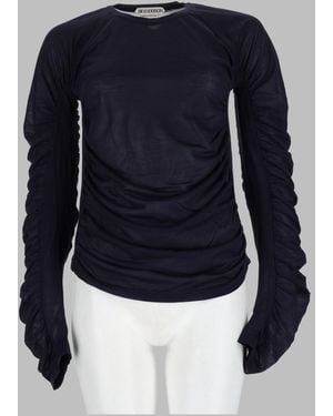 JW Anderson Draped Top Cotton - Blue