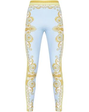 Versace Leggings Pa Ea Pantaloni - Blue