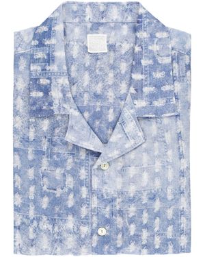 120% Lino Linen Shirt - Blue