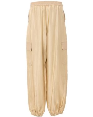 Twinset Pants Cotton - Natural
