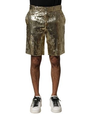 Dolce & Gabbana Sequin Shorts - Green