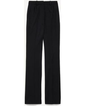 Balenciaga High Waist Slim Trousers Trousers - Black
