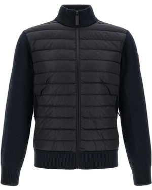 Canada Goose Wool Full-Length Jacket Clothing - Blue