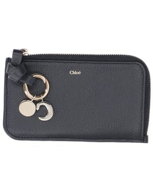 Chloé Cardholder Alphabet - Black