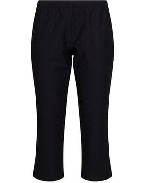 Gucci Gg Jacquard Jersey Capri Trousers - Black
