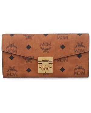 MCM Patricia Chain Wallet - White