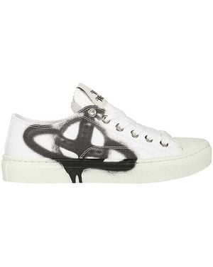 Vivienne Westwood Canvas Trainers - Metallic