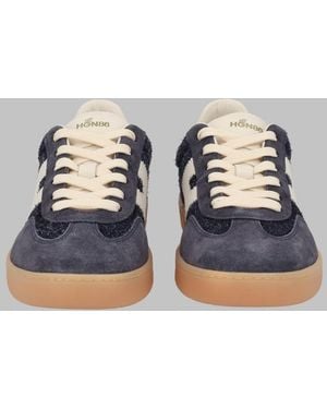 Hogan Sneakers Cool Calfskin Sneakers - Blue