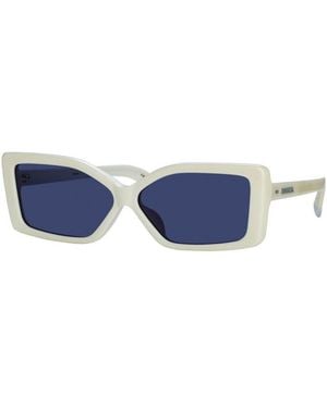 Jacquemus Sunglasses Square Full Rim, Frame And Lens Jac/41C3 - Blue