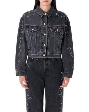 Levi's Shrunken 90S Trucker Denim Jacket - Black