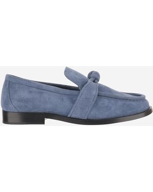 Bottega Veneta Loafers Astaire Suede - Blue