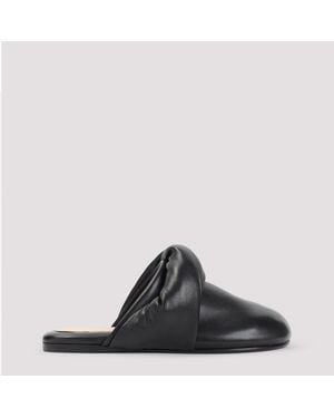 Carven Garnier Knotted Mules - Black