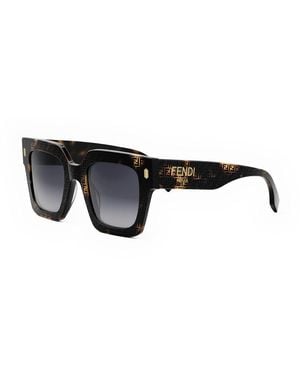 Fendi Roma Acetato Sunglasses - Black