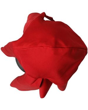Dolce & Gabbana Polyester Whole Head Wrap Capello Hat - Red