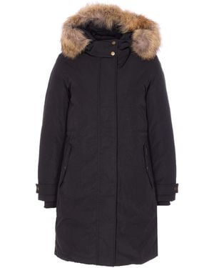 Woolrich Grace Fur Parka - Blue