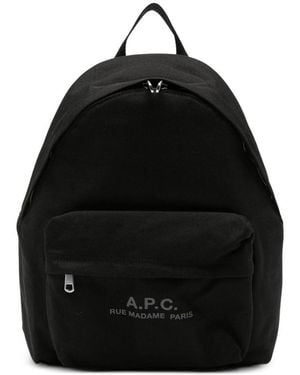 A.P.C. Backpacks - Black