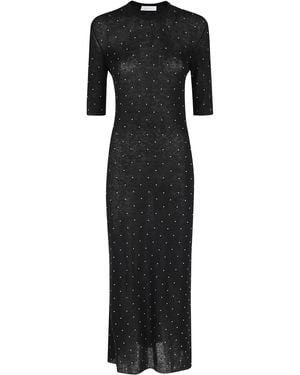 Rabanne Robe Polychlorure De Vinyle Abito - Black