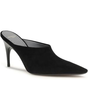 Balenciaga Duchesse Suede Mule - Black