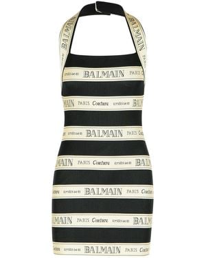 Balmain Viscose Dress - Black